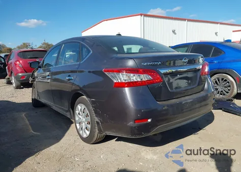 2015 Nissan Sentra Sv from USA, damaged, VIN 3N1AB7AP3FL674189